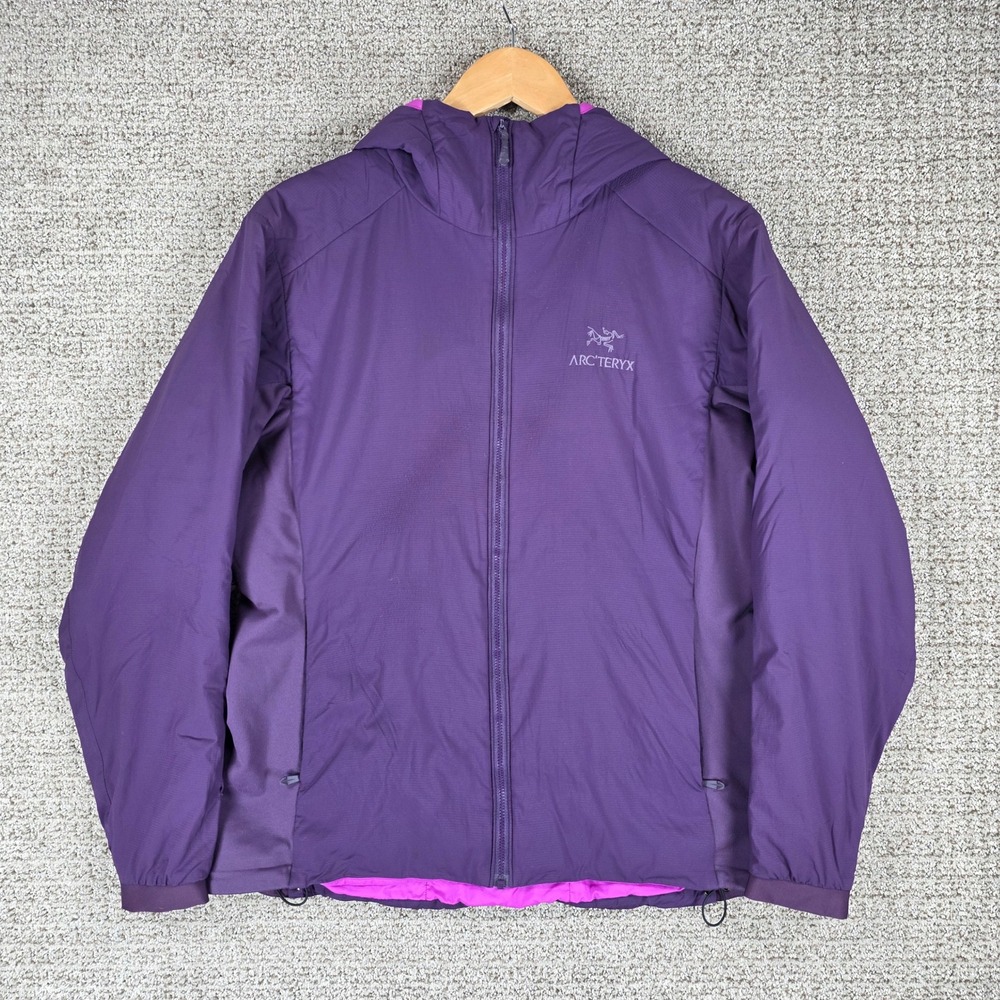 Arcteryx Atom LT Hoody Womens Purple Insulated Full Zip Jacket Medium